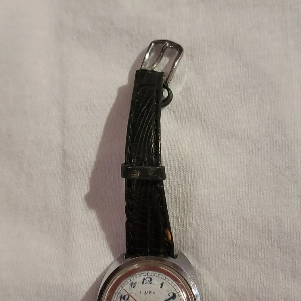 Vintage Rare‎ Vintage Timex Winding Mechanical Stainless Steel 1975 Ladies Watch